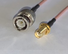 6 Inch SMA Female Bulkhead to BNC Male RG316 15cm RF Pigtail USA Shipping