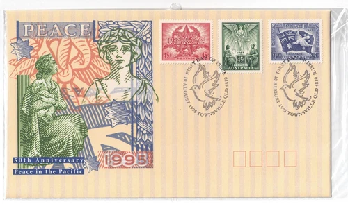 Australia Post FDC: 10 August 1995 - 50th Anniversary Peace in the Pacific