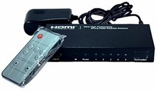 Bytecc Ultra High Performance 5 Ports Hdmi Amplifier Switcher W/Remote Control