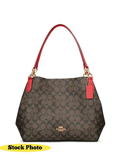 Coach HALLIE Shoulder Bag 80298 & Coach Pouch BRN/RED Satchel Carryall ➡2pc SET | eBay Coach HALLIE Shoulder Bag 80298 & Coach Pouch BRN/RED Satchel Carryall ➡2pc SET | eBay