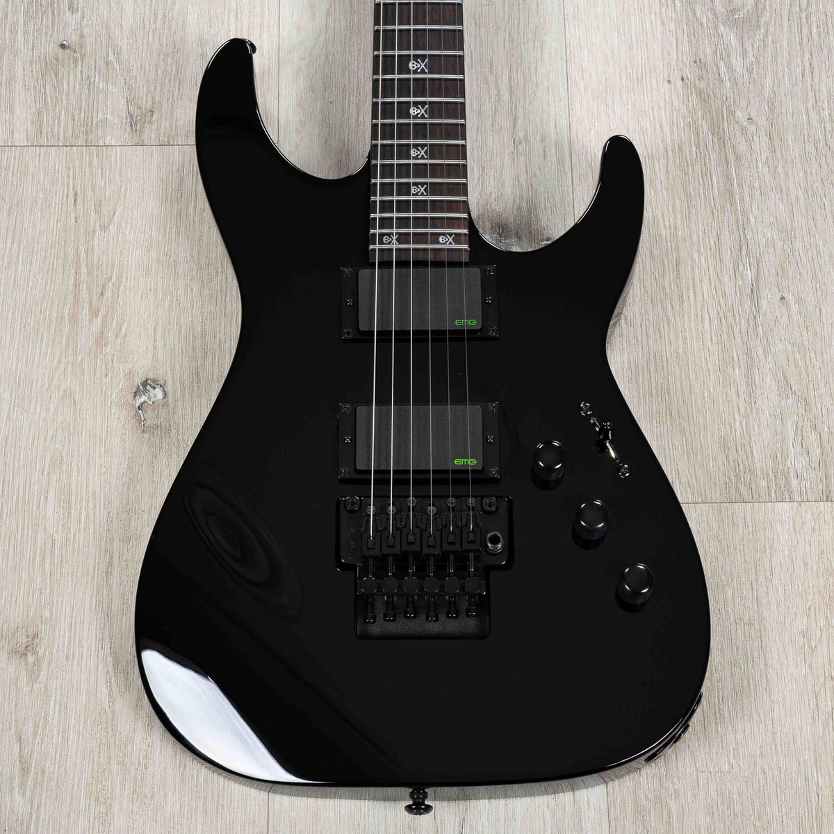 ESP LTD KH-602 Kirk Hammett Signature Guitar, Macassar Ebony ESP LTD KH-602 Kirk Hammett Signature Guitar, Macassar Ebony