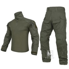 KRYDEX Gen3 Combat Uniform Set Tactical Shirt & Trousers Knee Pads Ranger Green
