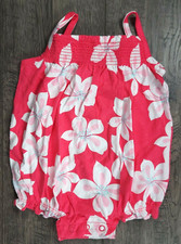Baby Girl Nwot Carter's 3 Month Pink  White Floral Romper Outfit