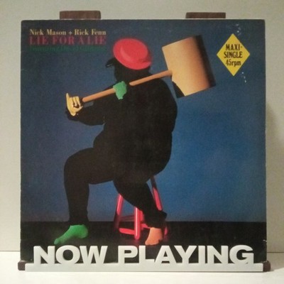 Nick Mason & David Gilmour Lie For A Lie 12'' Maxi Harvest 1985 Germany