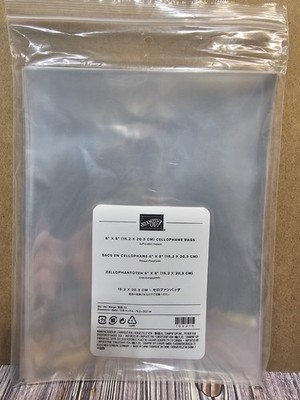 Stampin' UP! 6 x 8 CELLOPHANE BAGS Package of 50