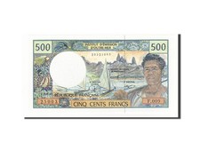 Geldschein, French Pacific Territories, 500 Francs, 1985-1996, Undated (1992)