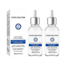 Firming Facial Serum Deep Wrinkle Repair Instantly Smooth Looking 2PCS 