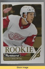2018-19 Upper Deck Parkhurst Rookies Gold Dennis Cholowski #352 READ 01ks