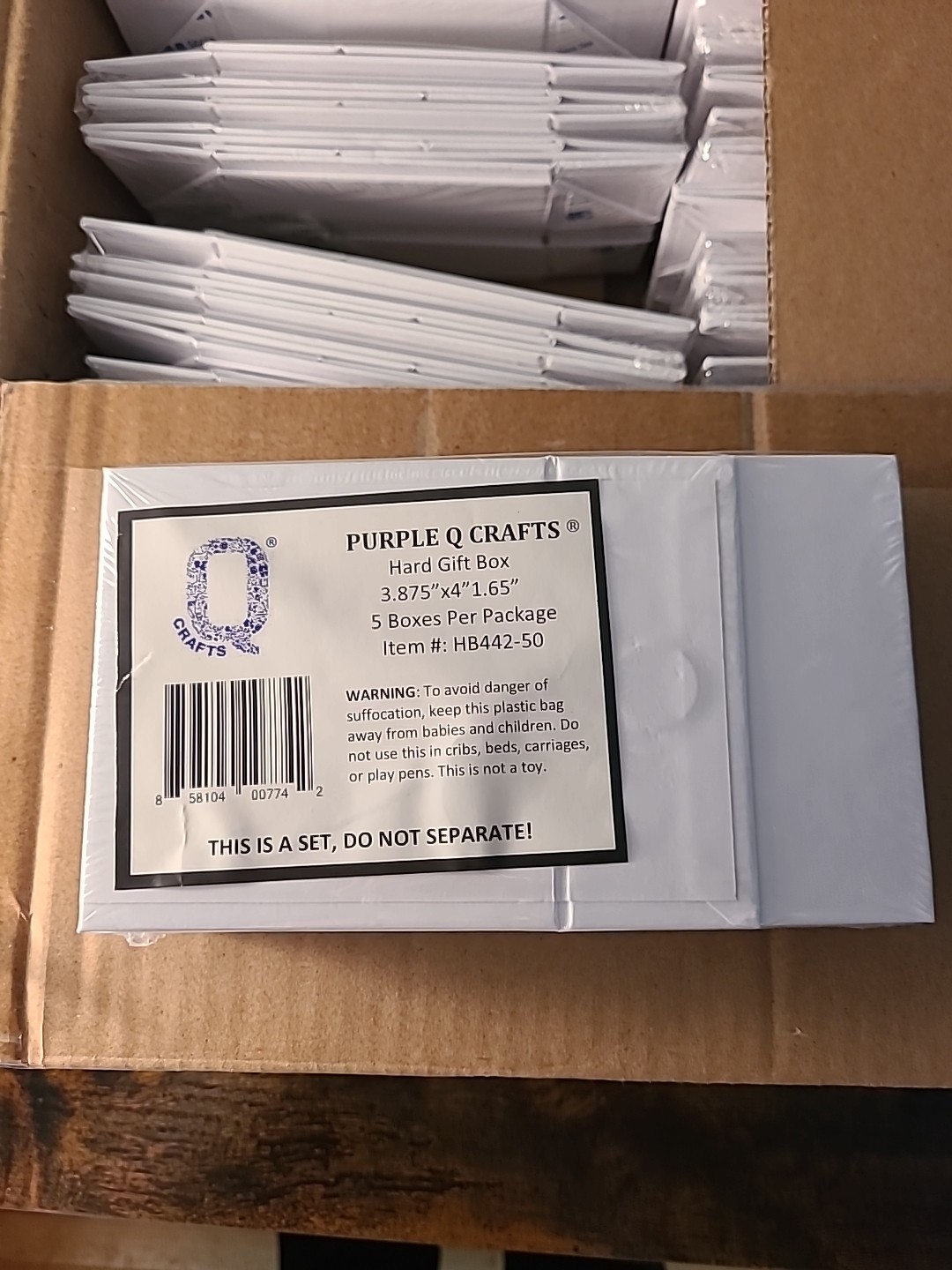 Magnetic Closure Lid 4x4x1.6"