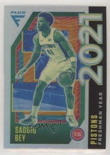 2020-21 Panini Flux Freshman Year Silver Prizm Saddiq Bey #13 0c2