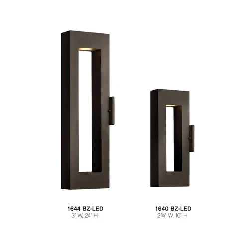 Atlantis 16" High Bronze Integrated LED Outdoor Wall Light - Picture 5 of 7