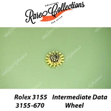 NEW Nuovo Intermediate Data Wheel Rolex 3155-670 Ruota Data intermedia Nuovo