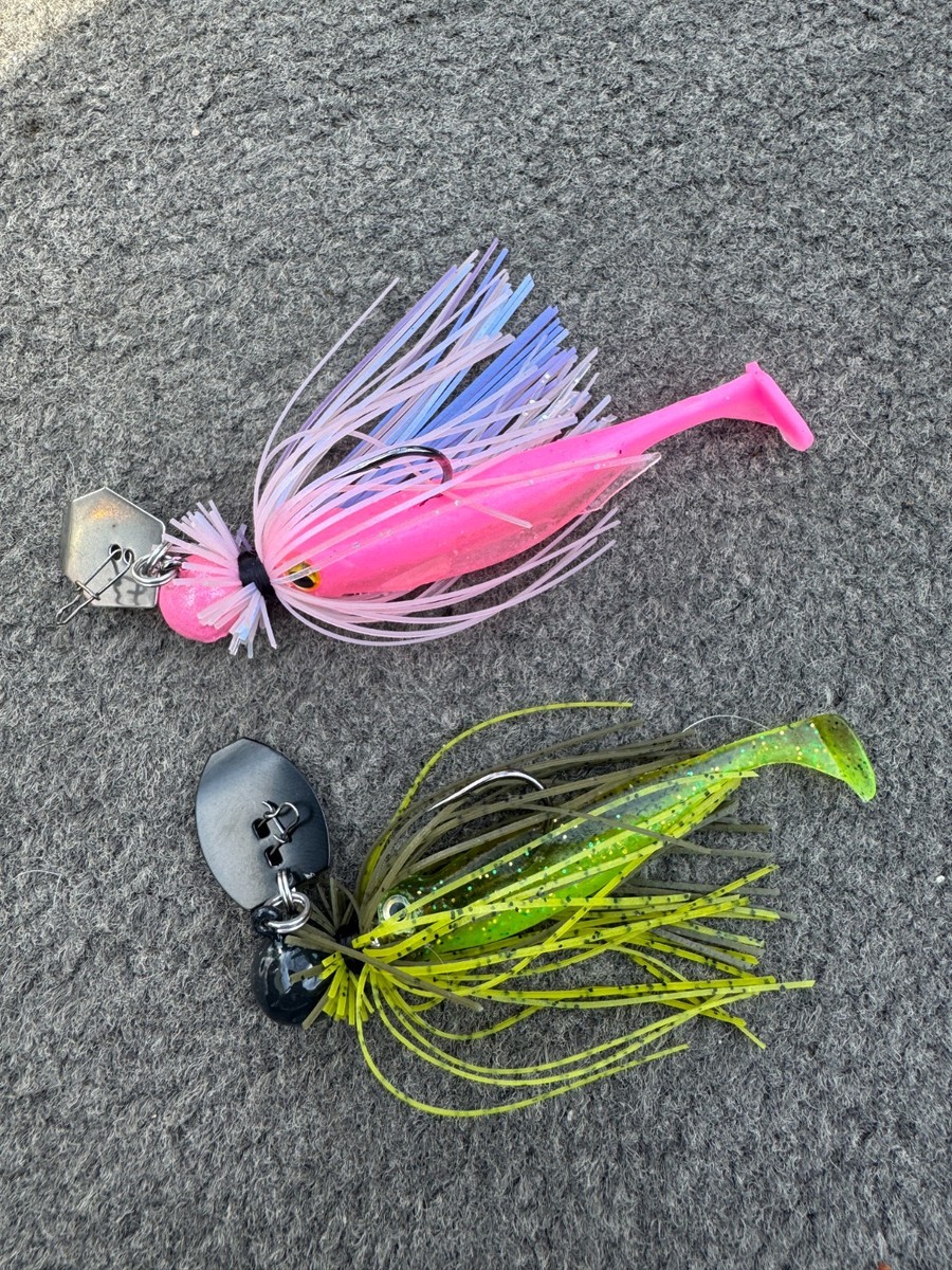 李承燁　プライムナイン バットピース 3/8oz Finesse Bladed Jig - Custom Hand Tied Bass Micro Chatterbait