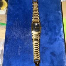 Vintage Bulova Mens Diamond Quartz T7 Dress Watch Working New Battery