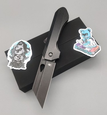 Kizer Messer Huldra 3Way Opening Folder S35VN Stahl Titan-Framelock All Black