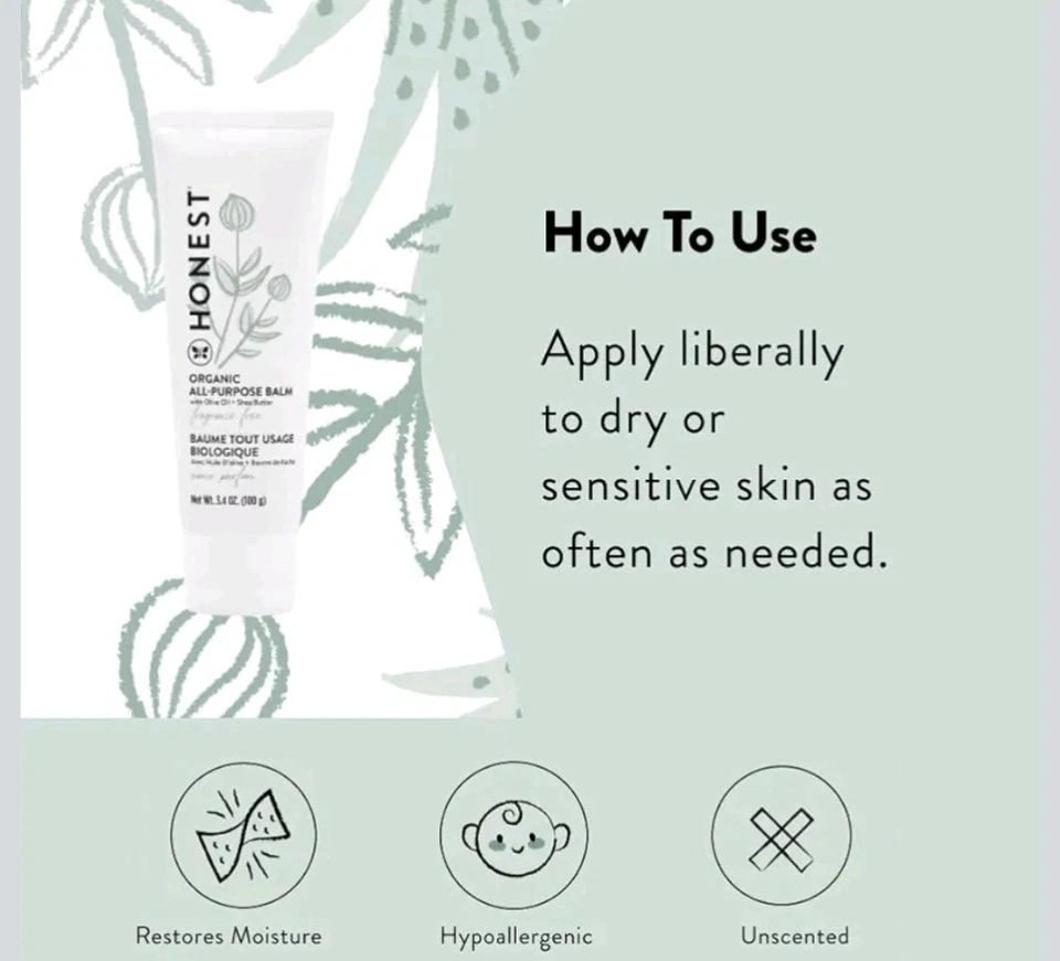 The Honest Company Organic All Purpose Balm (3.4oz) - Image 3 of 4