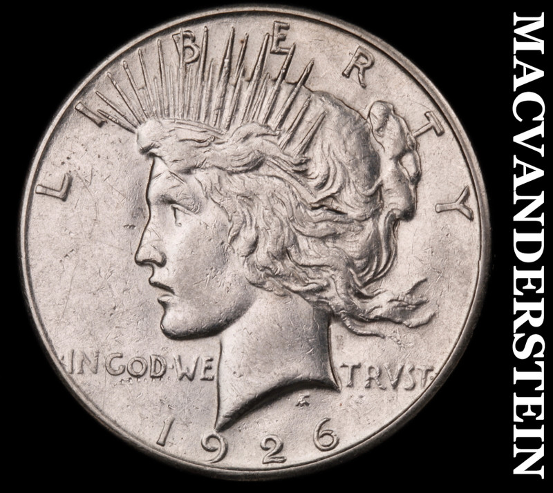 1926-S Silver Peace Dollar - Scarce  Better Date  No Reserve  #L1147