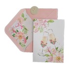 Papyrus Wedding Card Champagne Glasses 🍾 🥂