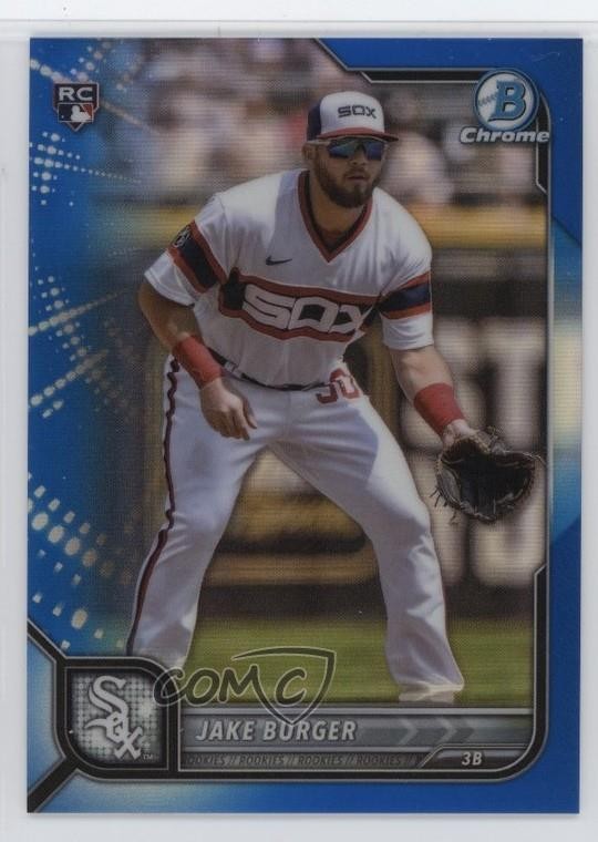 2022 Bowman Chrome Blue Refractor 58/150 Jake Burger #47 Rookie RC 1u5y