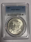 1887 Morgan Silver Dollar PCGS MS63 Uncirculated Philadelphia $1 Coin