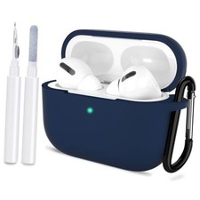 for AirPods Pro 2nd Generation Case Cover, Protective Silicone A-Midnight Blue