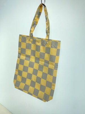 COMME des GARCONS × Onitsuka Tiger Tote Bag, Nylon, Beige Check