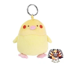 NEW Sun Lemon HaguHagu Mochi Cockatiel Pass Case 17cm Japan