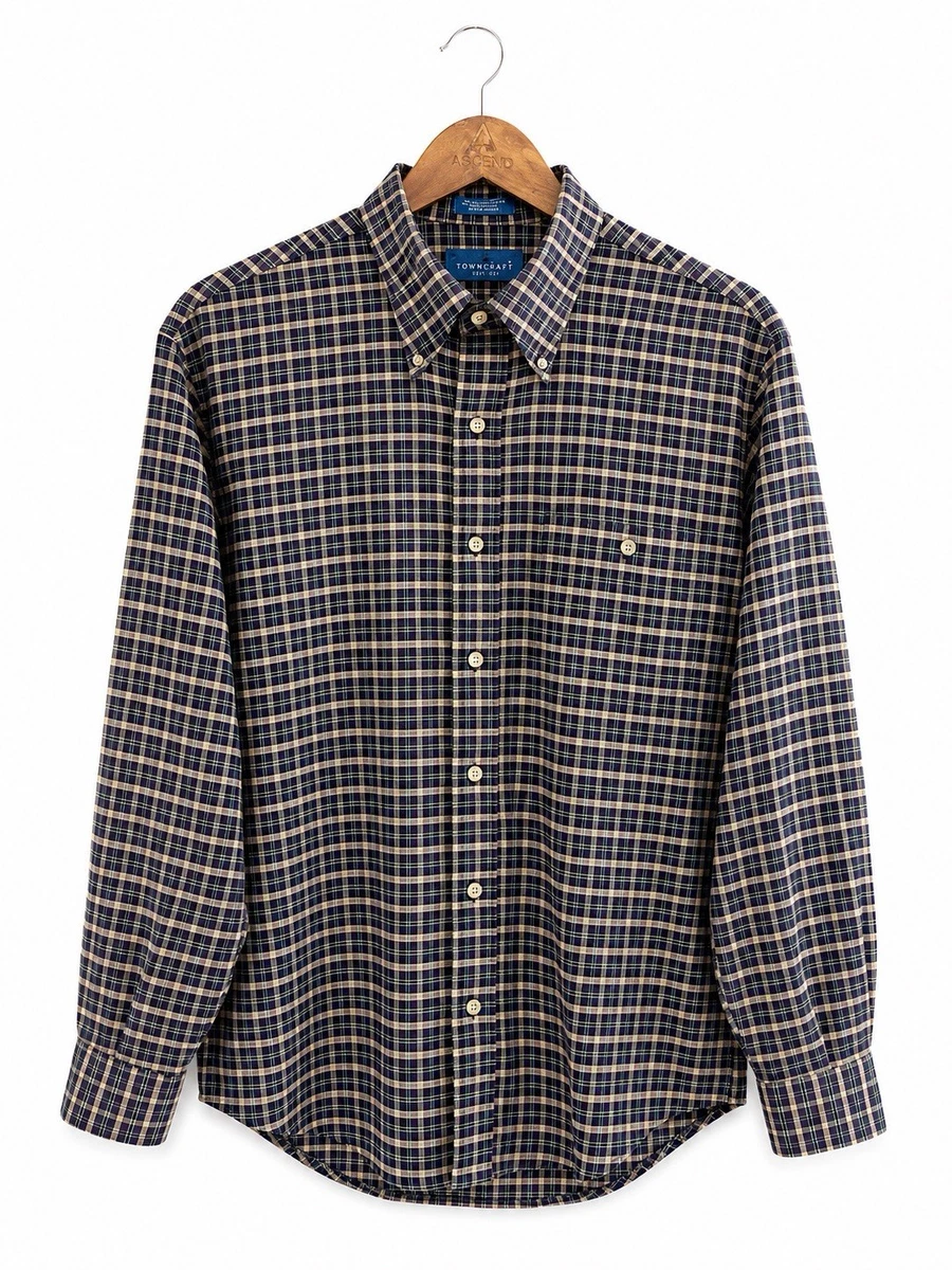TownCraft Casual Button-Down Shirts for Men for sale - eBay