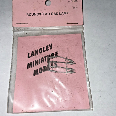 Rundkopf Gaslampen Spur ''N'' Langley Miniaturmodelle