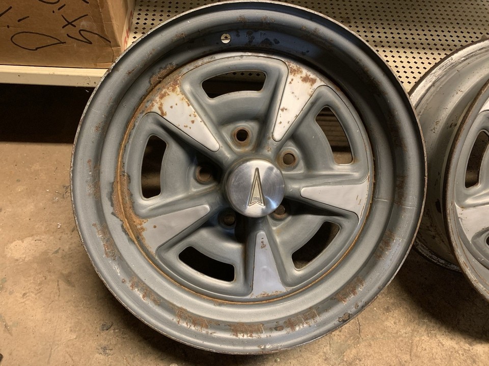 PONTIAC 15x6 FIREBIRD AND OTHER PONTIAC RALLY WHEELS 5 ON 4.75 KG CODE ...