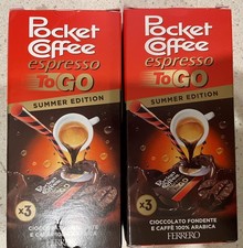 Ferrero Pocket Coffee Espresso To Go. 2 x Pack Of 3 Pieces. Summer Edition