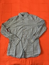 BOSS Hugo Boss Dress Shirt Mens 17.5-44 XL Bl...