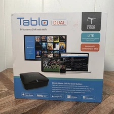 NEW Tablo Dual Lite DVR Over Air Wi-Fi Digital Video Recorder TDNS2B 02 CN