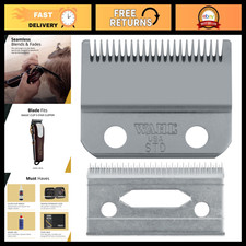 Stagger-Tooth Clipper Blade for Professional Hair Clippers, 2-Hole Design, Model