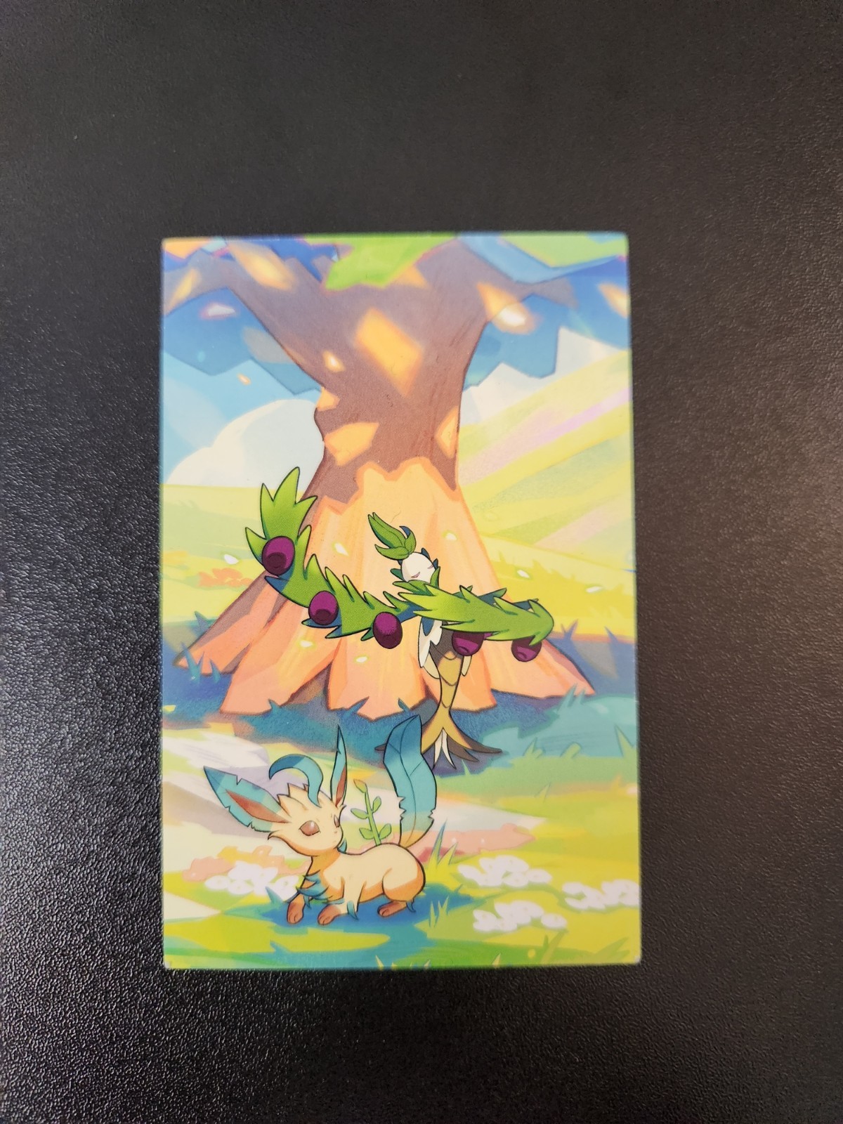 2024 Pokemon Leafeon #0470 Arboliva #0930 GAME FREAK Creatures card Puzzle