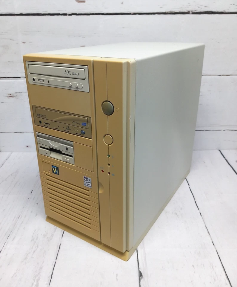 1990er PC Tower Pentium II Slot 1 Windows DOS Zip 100 Laufwerk Retro Gaming - Bild 4 von 4