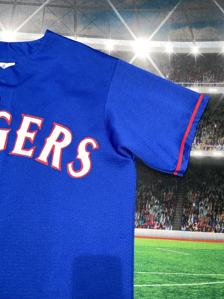 Majestuosa camiseta vintage de los Texas Rangers Alfonso Soriano #12 talla grande usada Foto 3 de 4