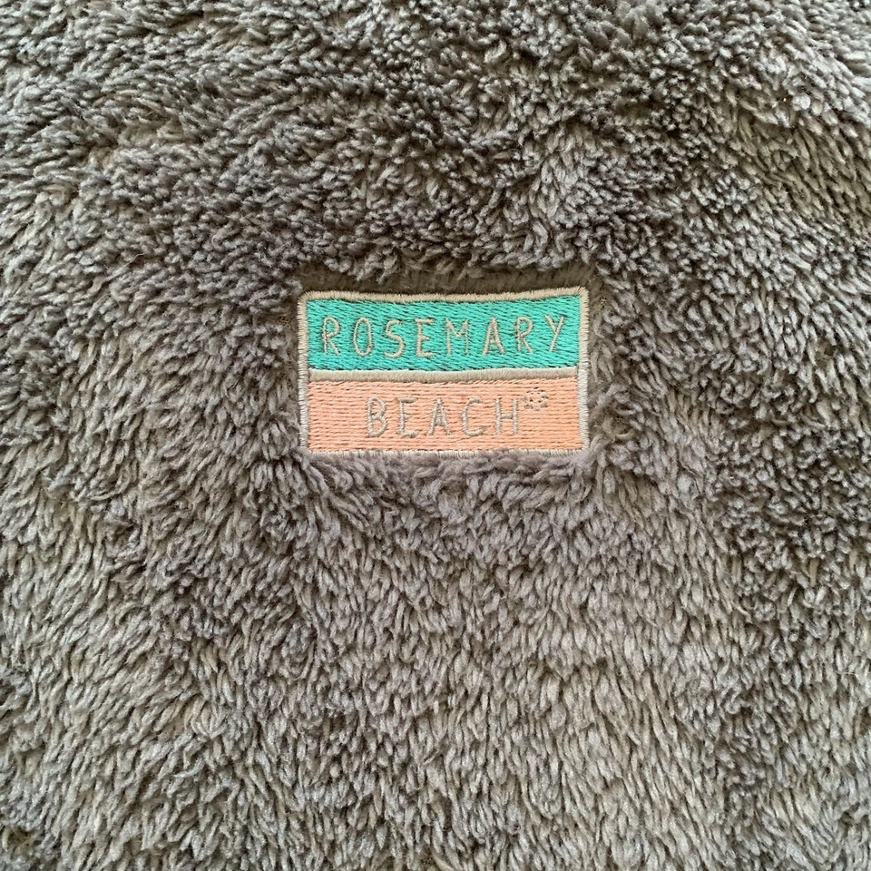 Top pulóver Rosemary Beach 30A Sherpa polar grande gris oscuro para mujer Foto 2 de 4
