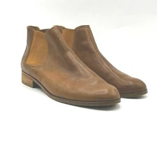 Frye Women’s Jillian Brown Leather Slip On Ankle Boot Size 6.5