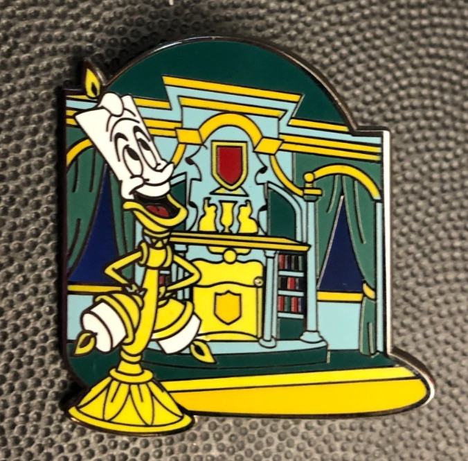 Disney pin 94085 Lumiere Enchanted Tales with Belle Beauty and the Beast