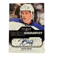 2011-12 Upper Deck Black Diamond Gemography Keith Aulie Auto GEM-KA