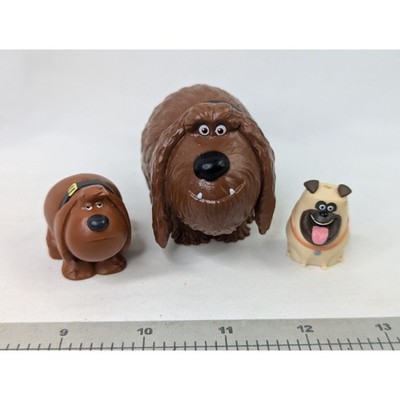 Secret Life of Pets Duke Mel Brown Dog Figure Lot Spin Master