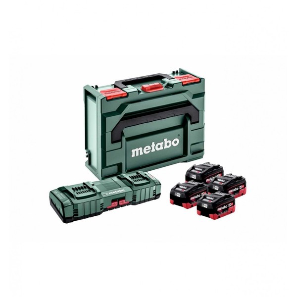 Metabo Basis-Set 4X Lihd 10Ah + Asc 145 Duo + Metabox-image