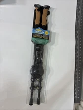 Cascade Mountain Tech 100% Carbon Fiber Quick Lock Trekking Poles Cork Grip