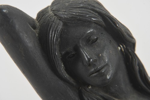 Q13N20- C. Maerlin Statua in bronzo su base in marmo Nudo femminile firmata - Foto 7 di 12