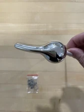 Toilet Handle Side Mount Toilet Flush Trip Lever with Chain, ABS Brass