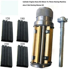 Cylinder Engine Hone Kit 2.1/2" 5.1/2" + 4 Set Honing Stones Honing Machine