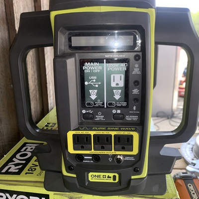 #ad Ryobi One 18V Battery Inverter Power Station 8 Port Charger Tool Only $435.00