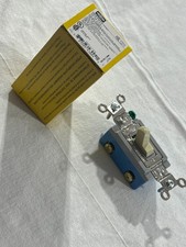 (23) Hubbell Ivory Toggle Switch HBL12011