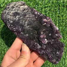 340G Natural Fluorite Cluster Crystal Mineral Specimen Energy Healing Reiki